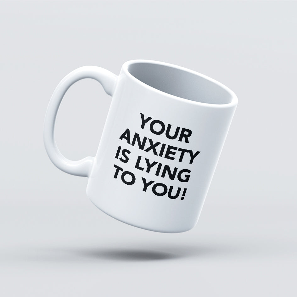Carbon Minimal Mug - Anxiety