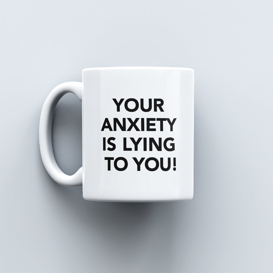 Carbon Minimal Mug - Anxiety