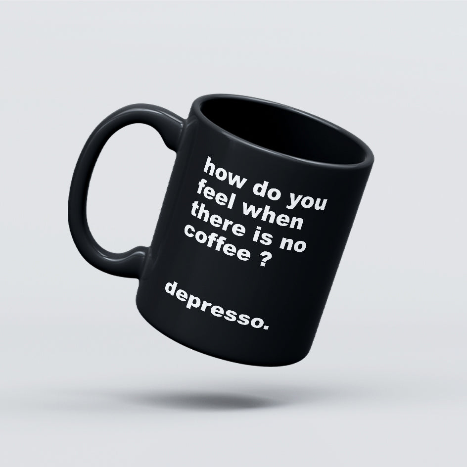 Carbon Minimal Mug - Depresso