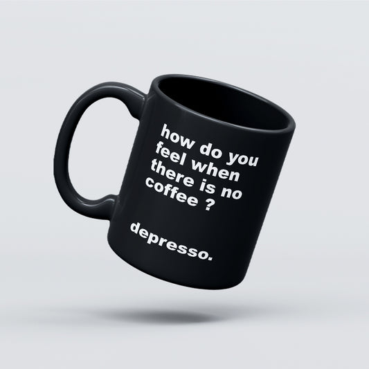 Carbon Minimal Mug - Depresso