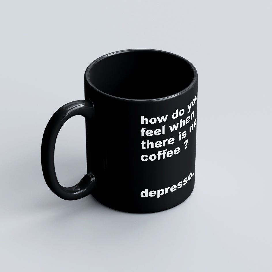 Carbon Minimal Mug - Depresso