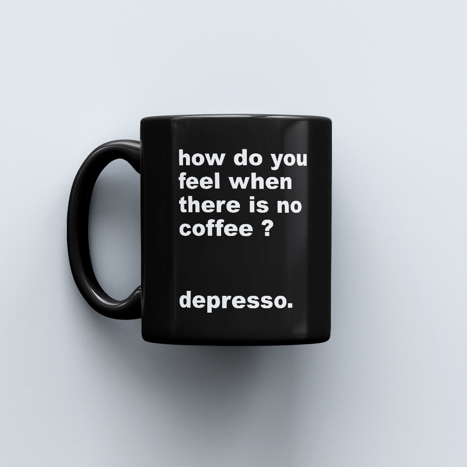 Carbon Minimal Mug - Depresso