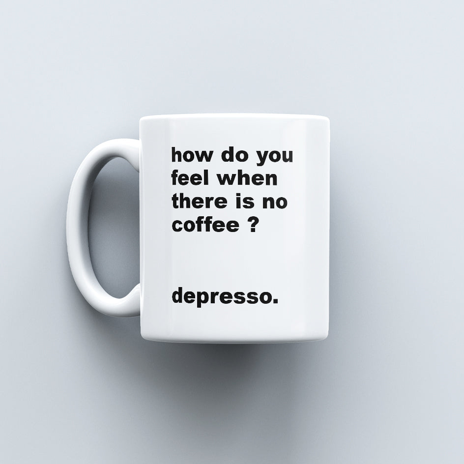 Carbon Minimal Mug - Depresso