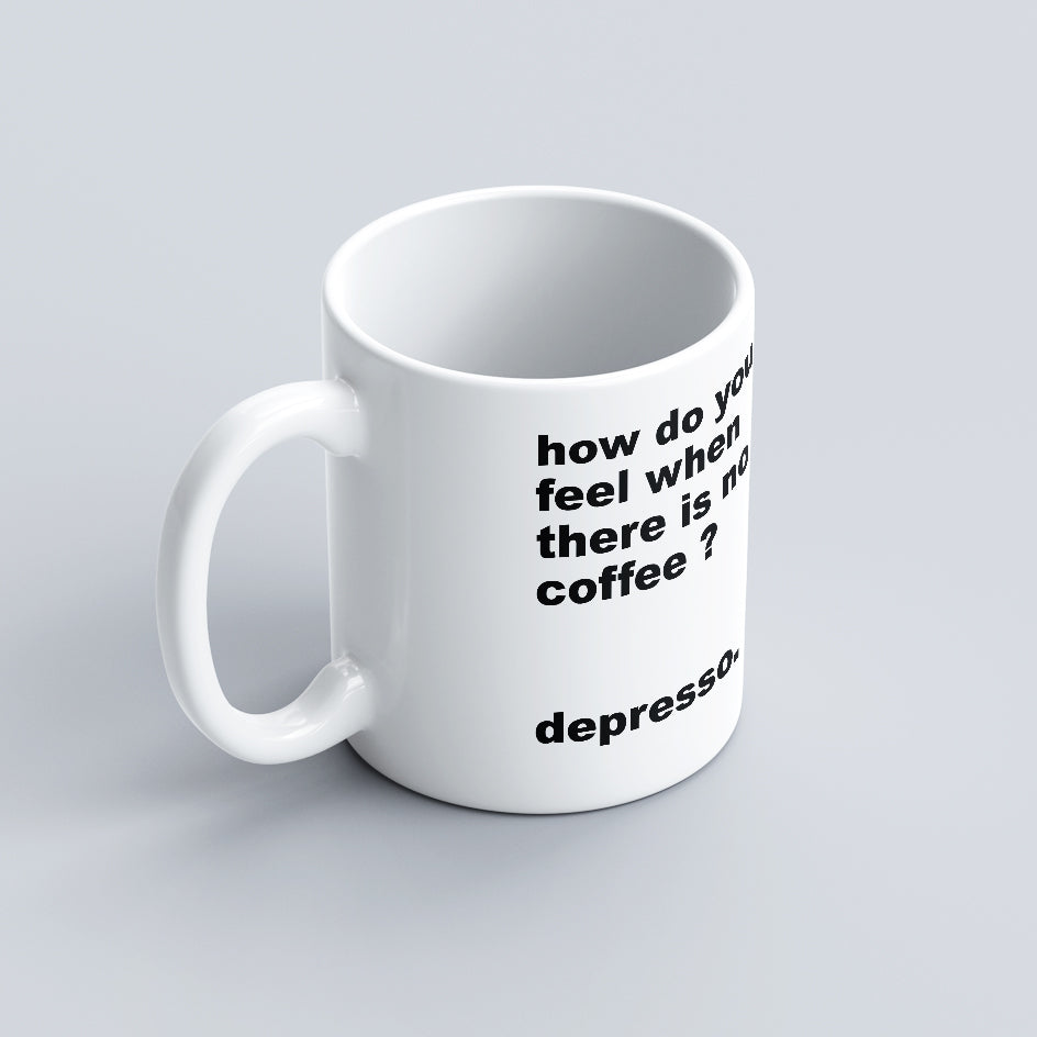 Carbon Minimal Mug - Depresso