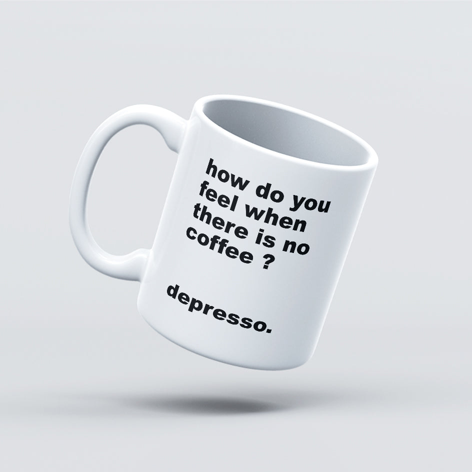 Carbon Minimal Mug - Depresso