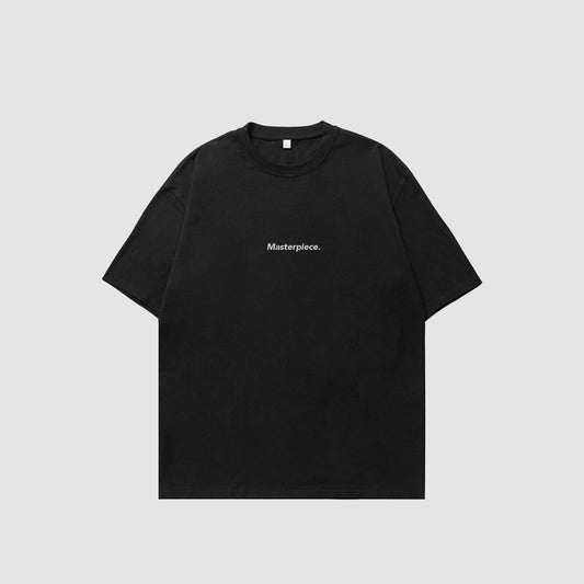 Carbon Masterpiece Unisex Cotton T-shirt Oversized Fit - Masterpiece Tee