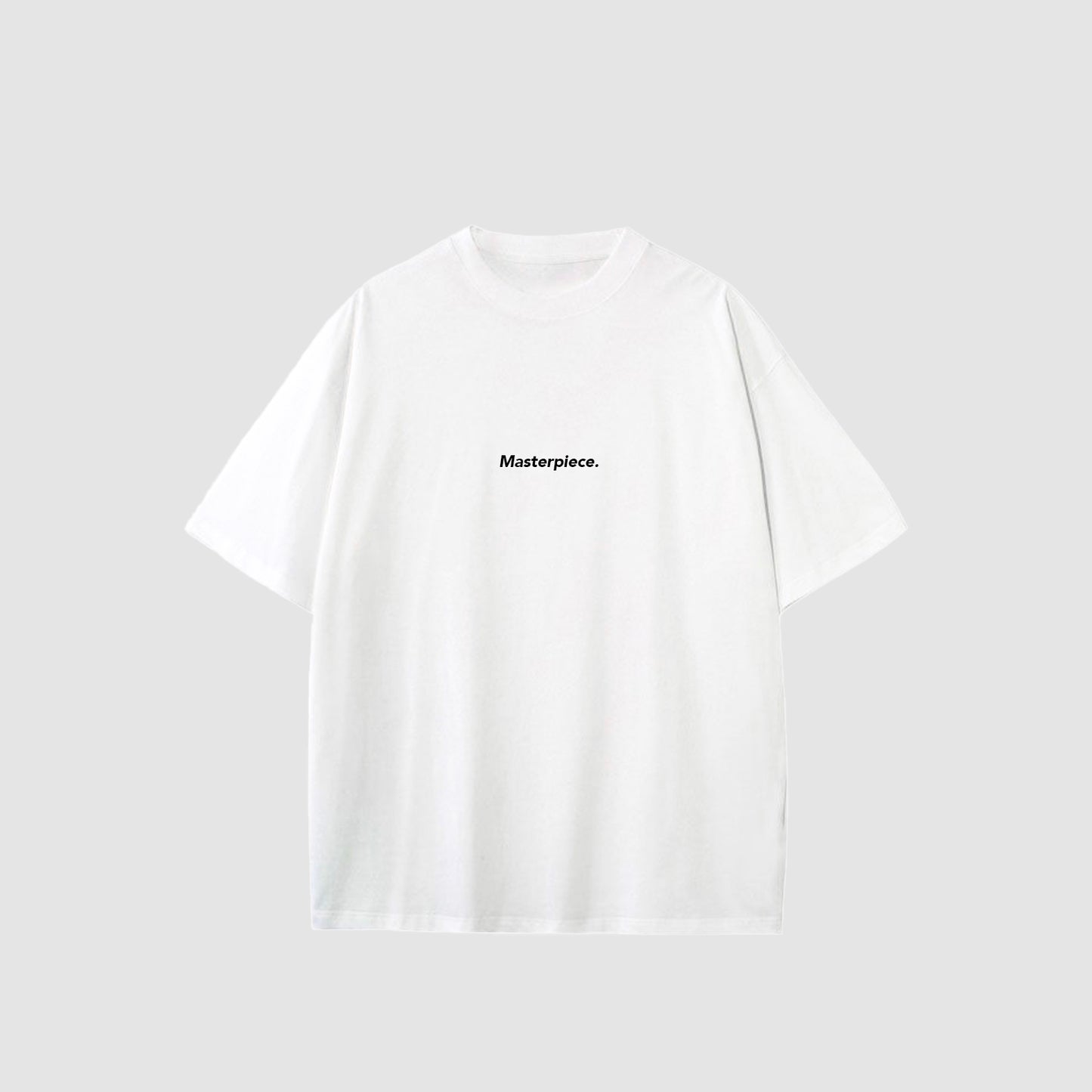 Carbon Masterpiece Unisex Cotton T-shirt Oversized Fit - Masterpiece Tee