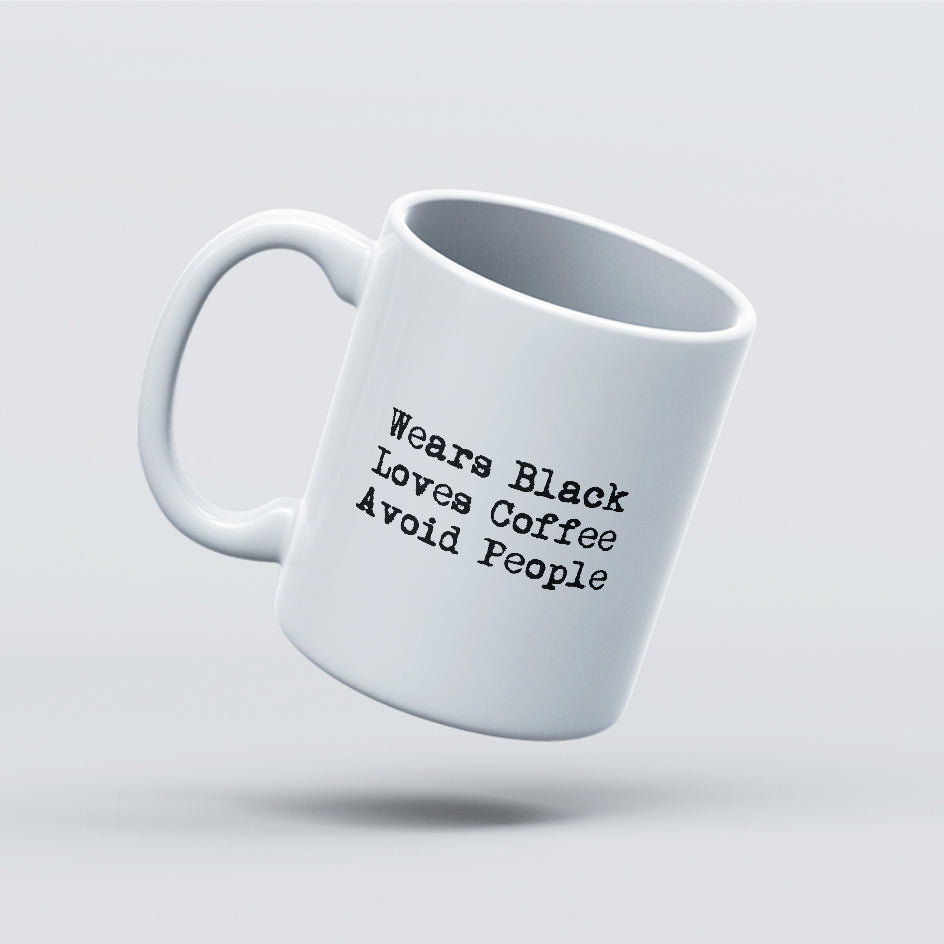 Carbon Minimal Mug - Wears Black