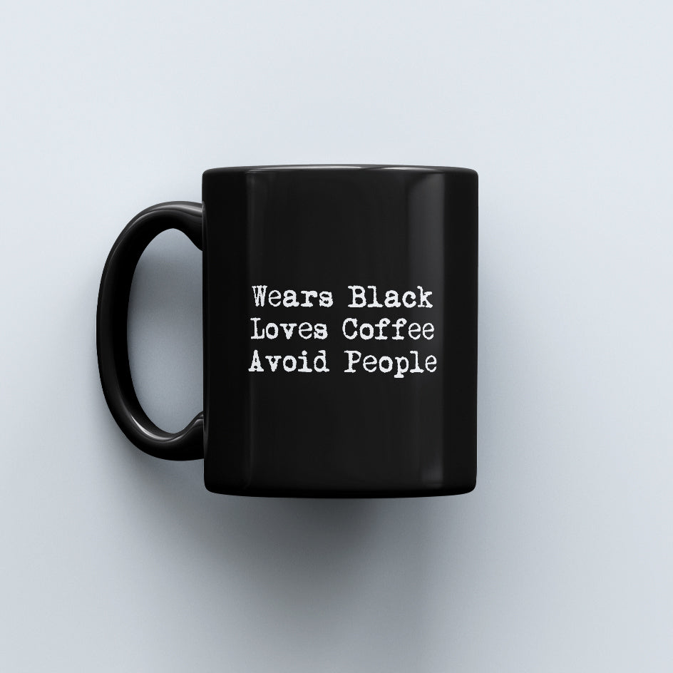 Carbon Minimal Mug - Wears Black