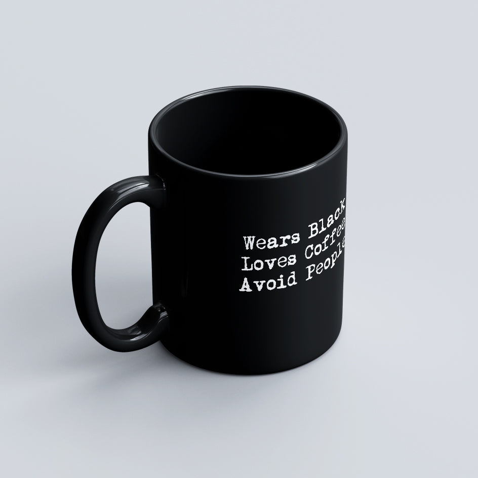 Carbon Minimal Mug - Wears Black