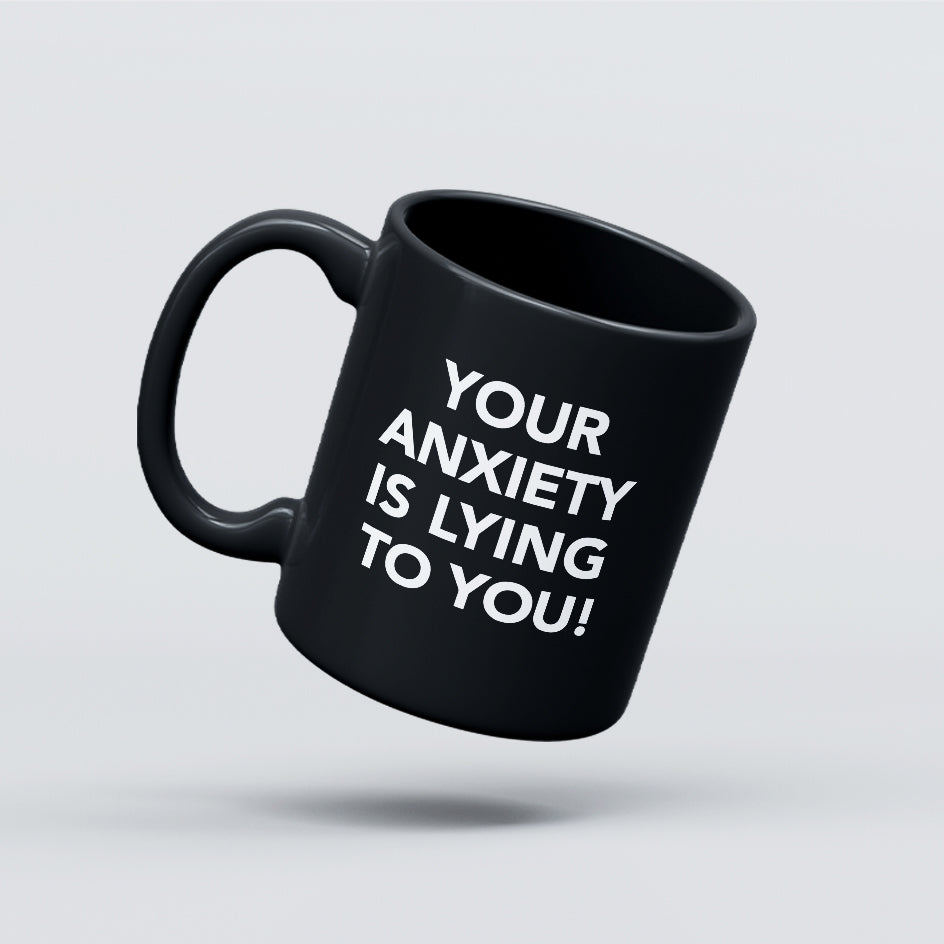 Carbon Minimal Mug - Anxiety