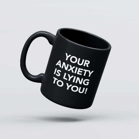 Carbon Minimal Mug - Anxiety