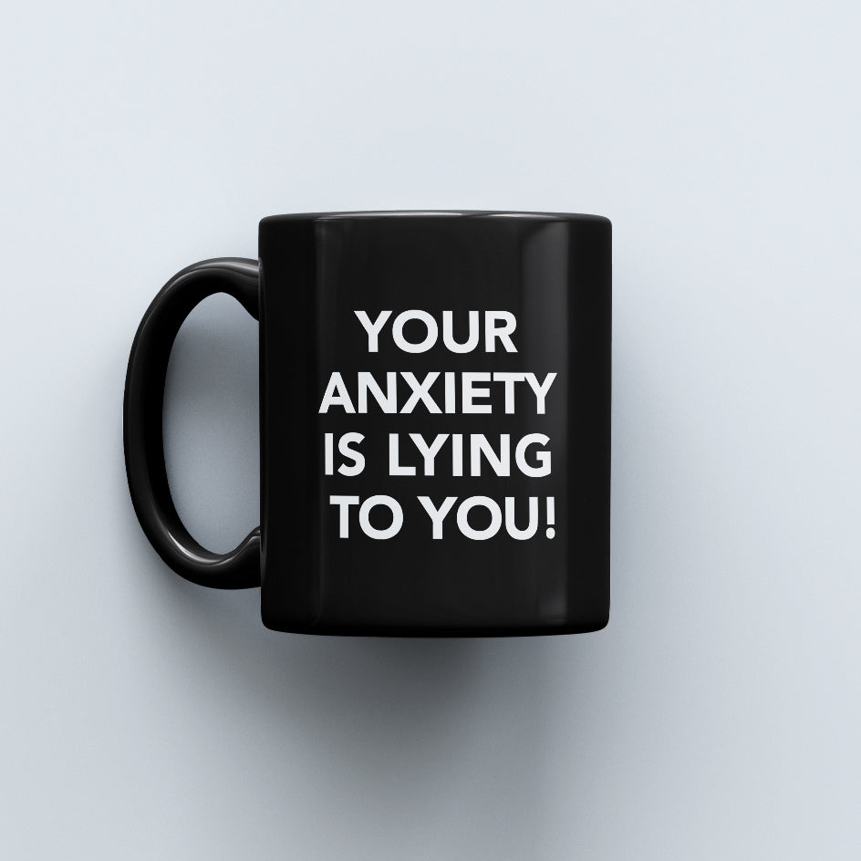 Carbon Minimal Mug - Anxiety