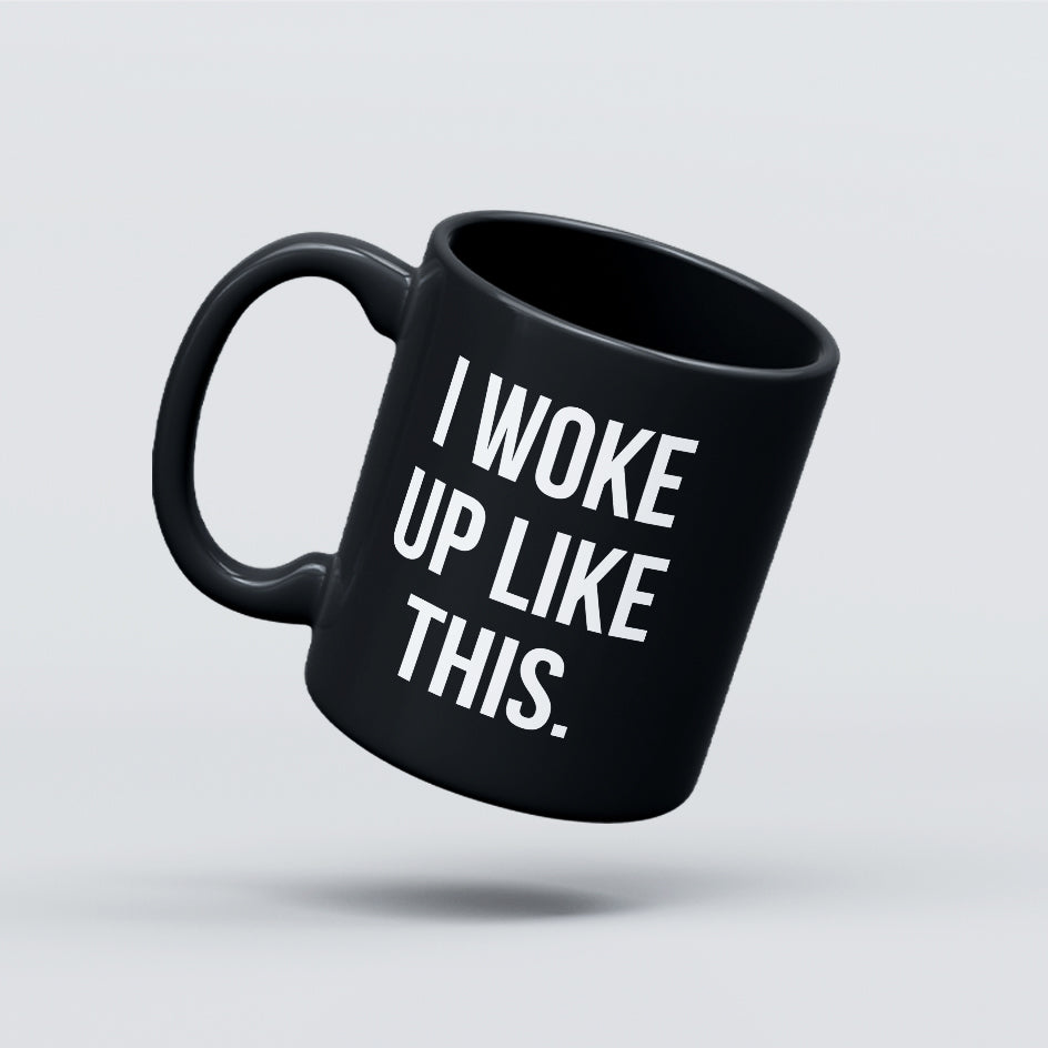 Carbon Minimal Mug - Woke up