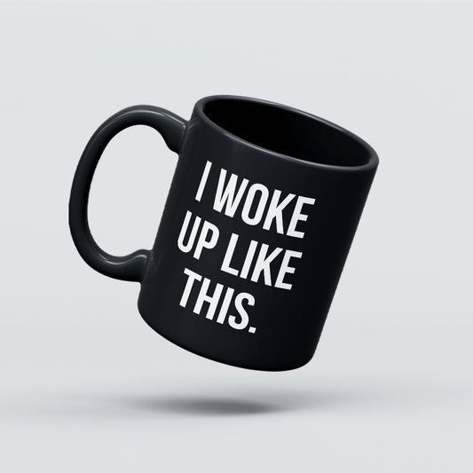 Carbon Minimal Mug - Woke up