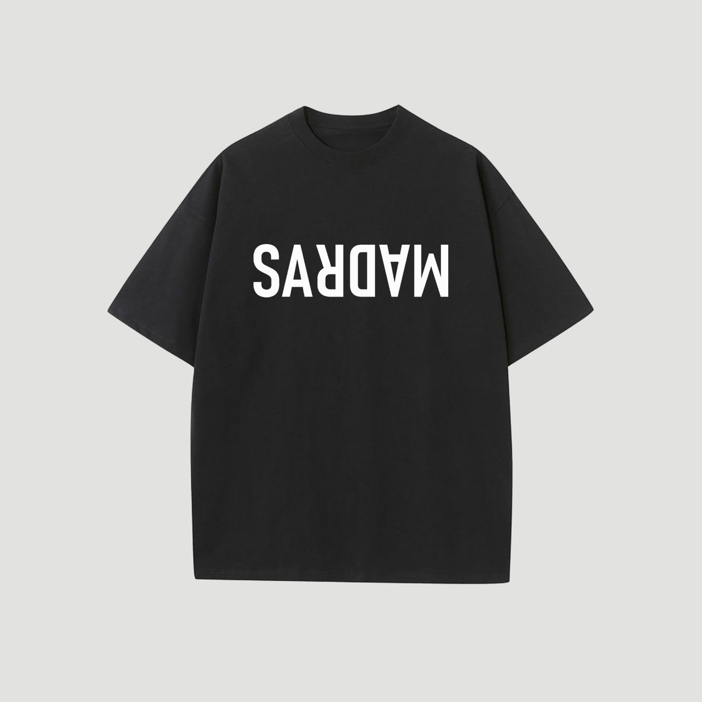Madras Invert Print Premium Unisex Cotton T-shirt Oversized Fit - Invert Tee
