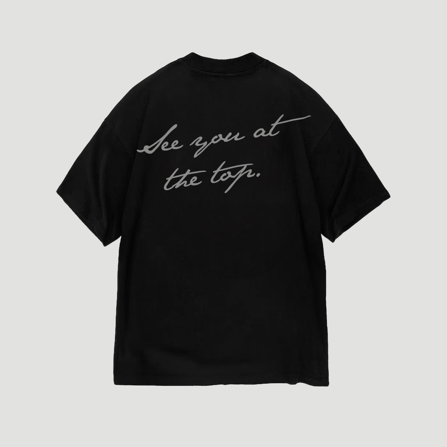 inspirational t-shirt, luxe bhirt, high end black t-shirt