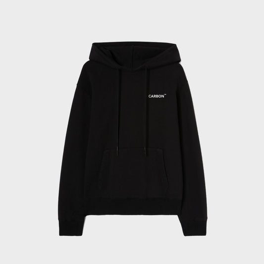 Carbon Unisex Black Cotton Hoodie - Anti Social Club