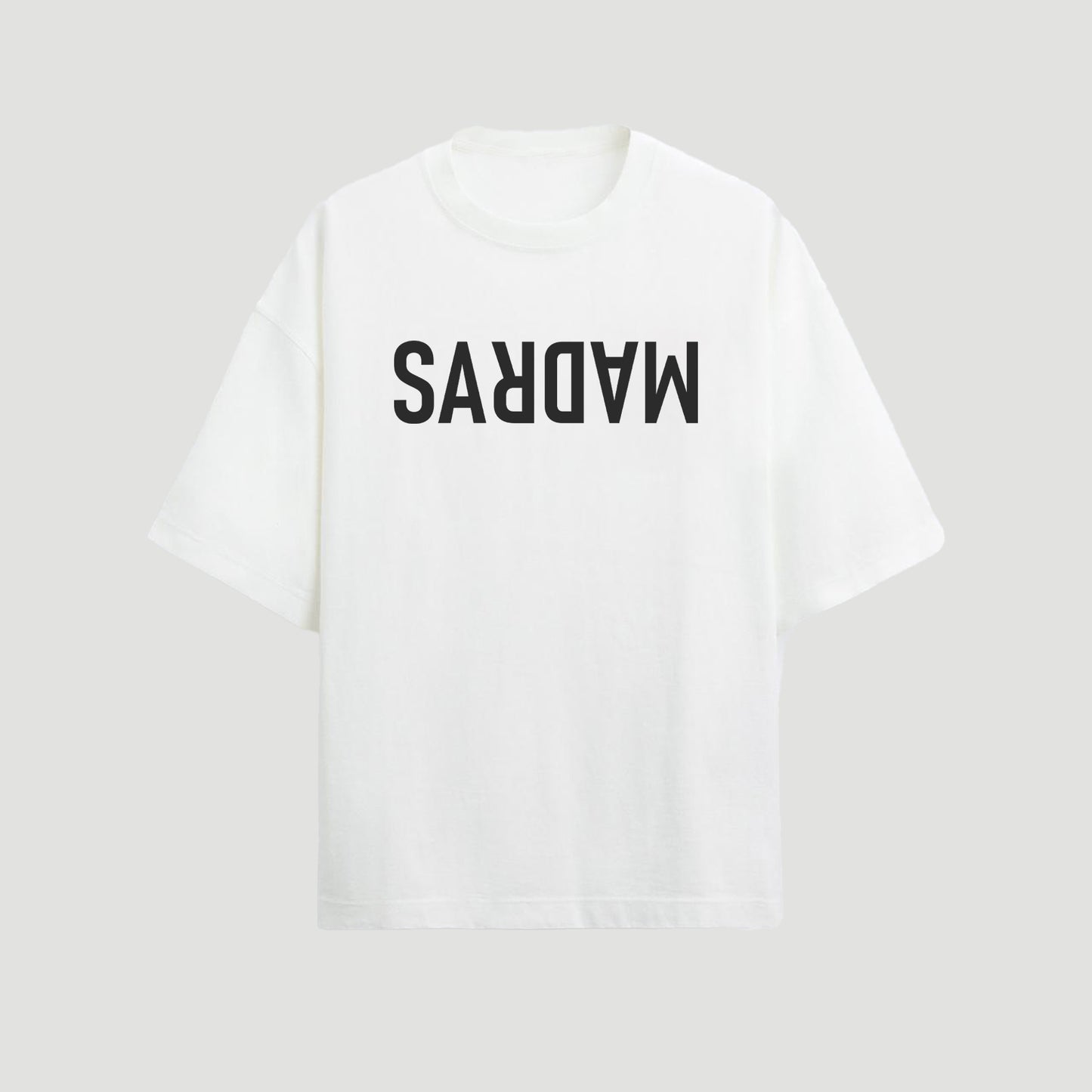 Madras Invert Print Premium Unisex Cotton T-shirt Oversized Fit - Invert Tee