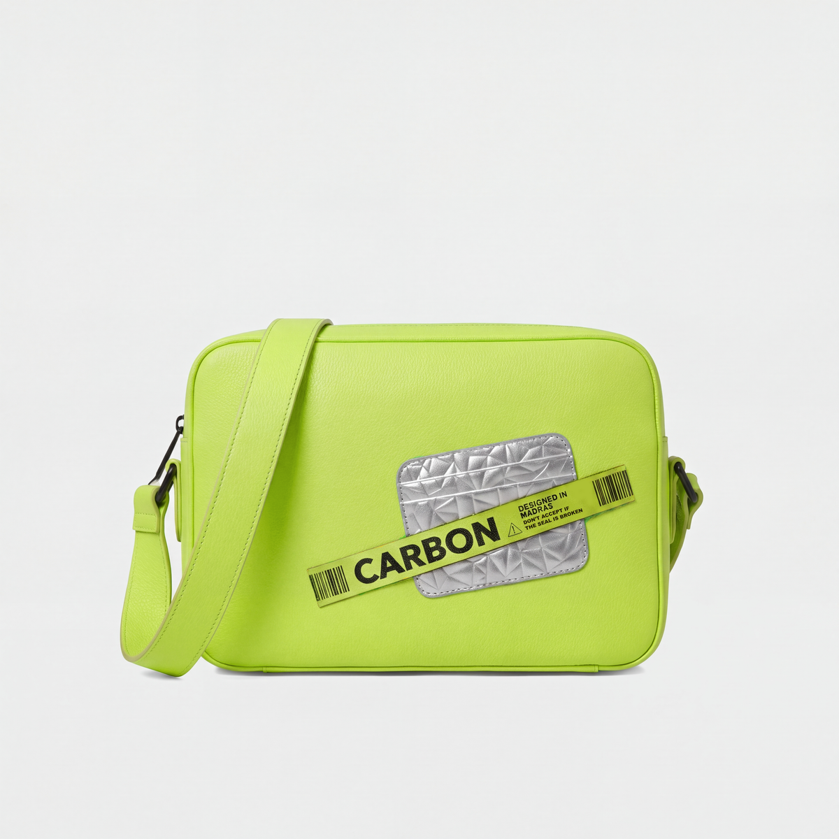 Carbon card sling bag with tape