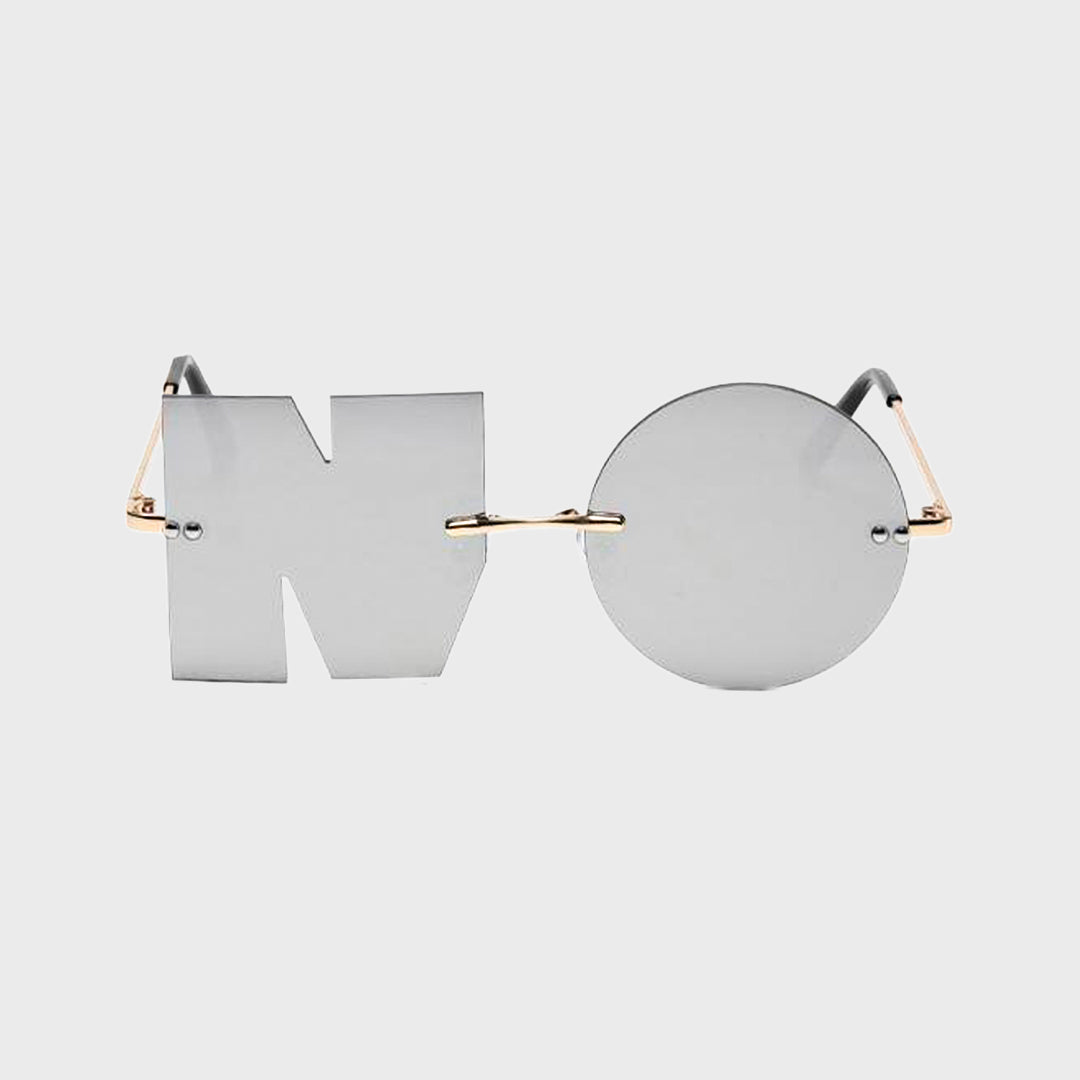 NO Carbon Asymmetric statement Unisex sunglass
