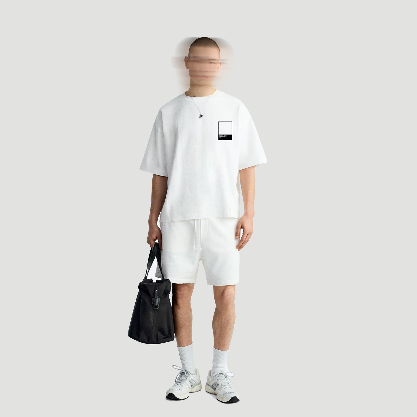 Carbon Pantone Print Premium Unisex Cotton T-shirt Oversized Fit - Pantone Tee