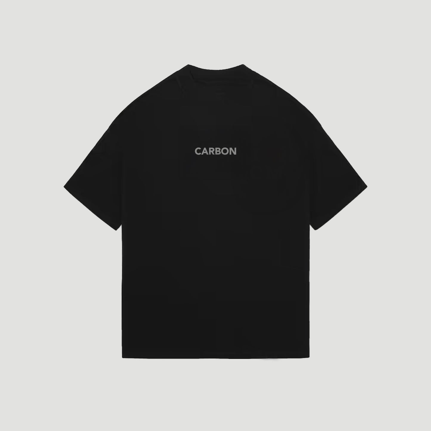 Carbon Unisex Bold Print Black Oversized Tee Cotton -  ( SEE YOU AT THE TOP )