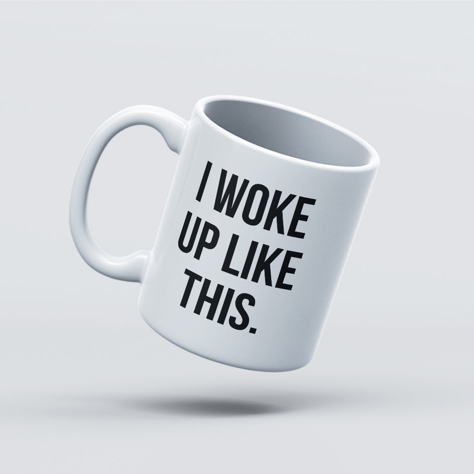 Carbon Minimal Mug - Woke up