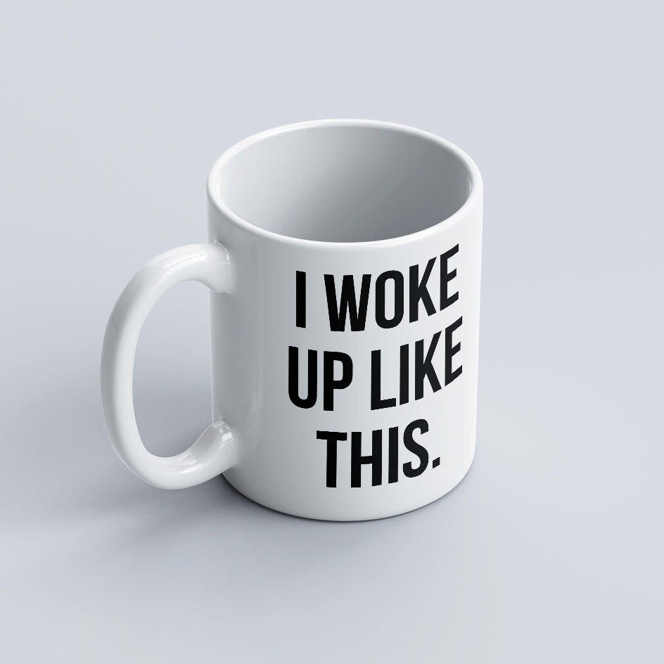 Carbon Minimal Mug - Woke up