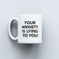 Carbon Minimal Mug - Anxiety