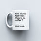 Carbon Minimal Mug - Depresso