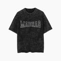 Carbon Madras Print Premium Unisex Cotton T-shirt - MADRAS TEE