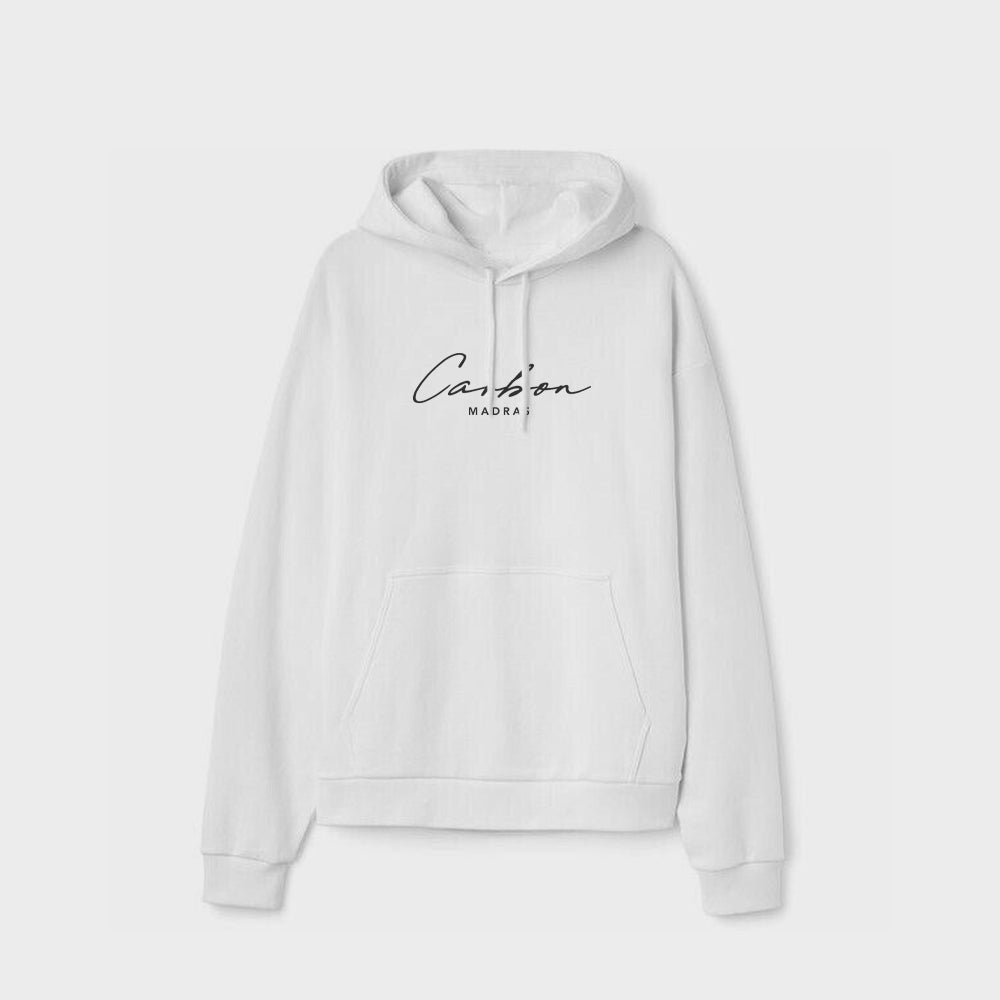 Carbon Signature Logo Unisex Cotton Hoodie