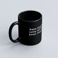 Carbon Minimal Mug - Wears Black