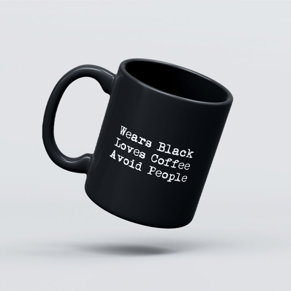 Carbon Minimal Mug - Wears Black