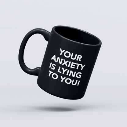 Carbon Minimal Mug - Anxiety