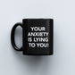 Carbon Minimal Mug - Anxiety