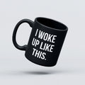 Carbon Minimal Mug - Woke up
