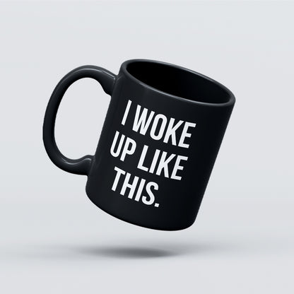 Carbon Minimal Mug - Woke up