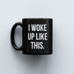 Carbon Minimal Mug - Woke up