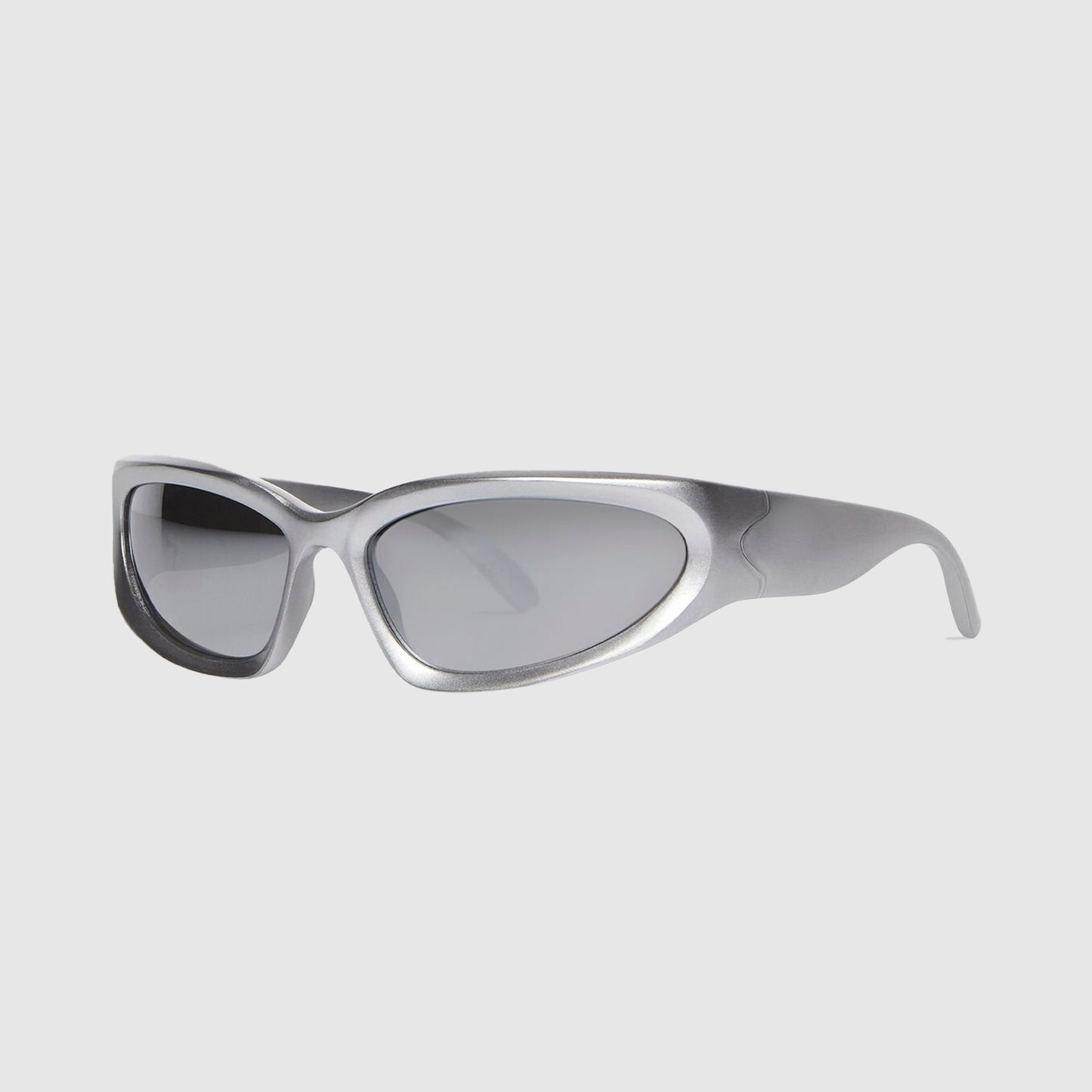 Cyber X Unisex futuristic cyberpunk Silver Sunglass