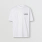 Carbon Unisex Minimal Print Cotton white T-shirt