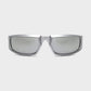 Carbon Futura - 2 Unisex Sunglass - Silver Chrome - carbon