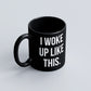 Carbon Minimal Mug - Woke up