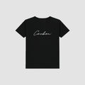 Carbon Signature Print Cotton Unisex T-shirt- Kids