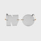NO Carbon Asymmetric statement Unisex sunglass