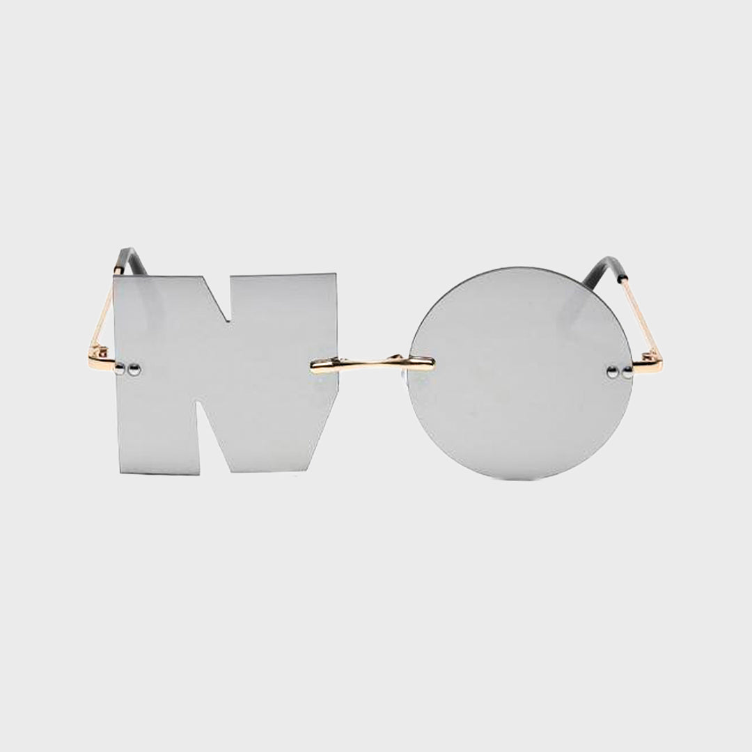 NO Carbon Asymmetric statement Unisex sunglass