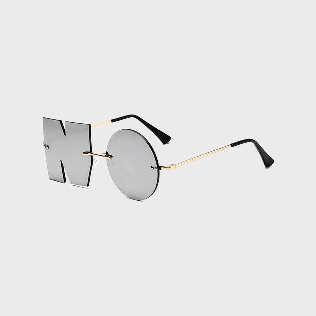 NO Carbon Asymmetric statement Unisex sunglass