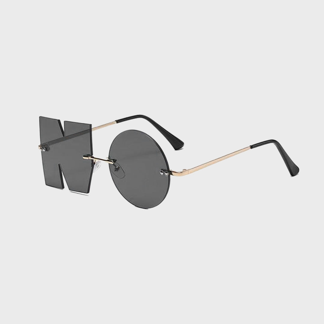 NO Carbon Asymmetric statement Unisex sunglass