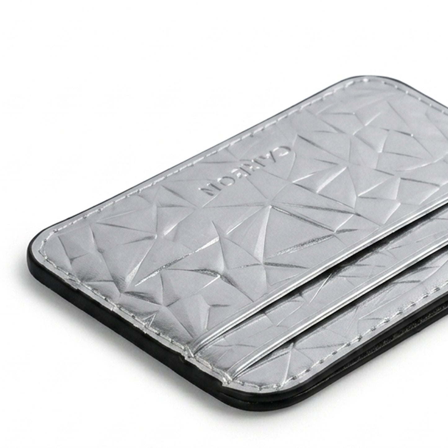Carbon Obsession Leather Card Holder — Party Edition